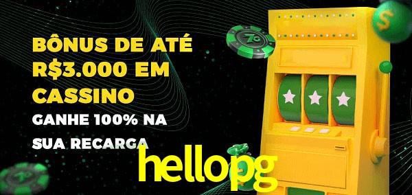 hellopg melhor bônus de depósito